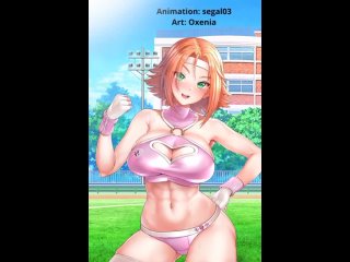 nora valkyrie - gif; animation; big tits; big boobs; 3d sex porno hentai; (by @segal03 | @oxenia) [rwby]