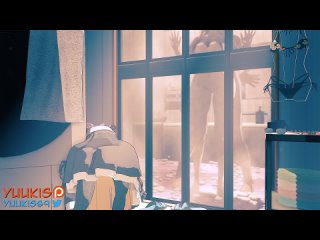 marin kitagawa - with sound; sex in the shower; doggystyle; 3d sex porno hentai; (by @yuukis) [sono bisque doll wa koi wo suru]